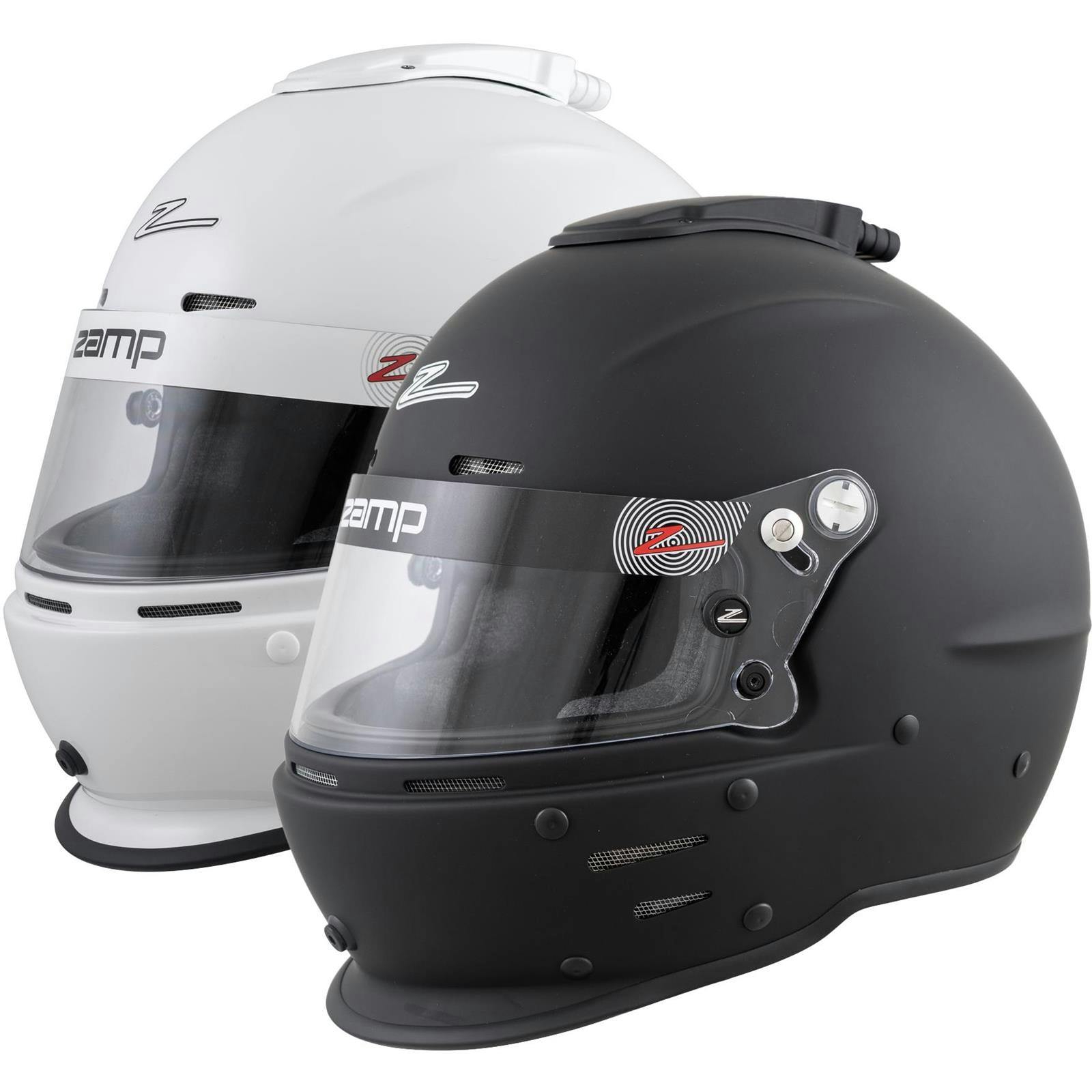 Zamp RZ-62 Air SA-2020 Helmet, Low Profile, Matte Black/ White