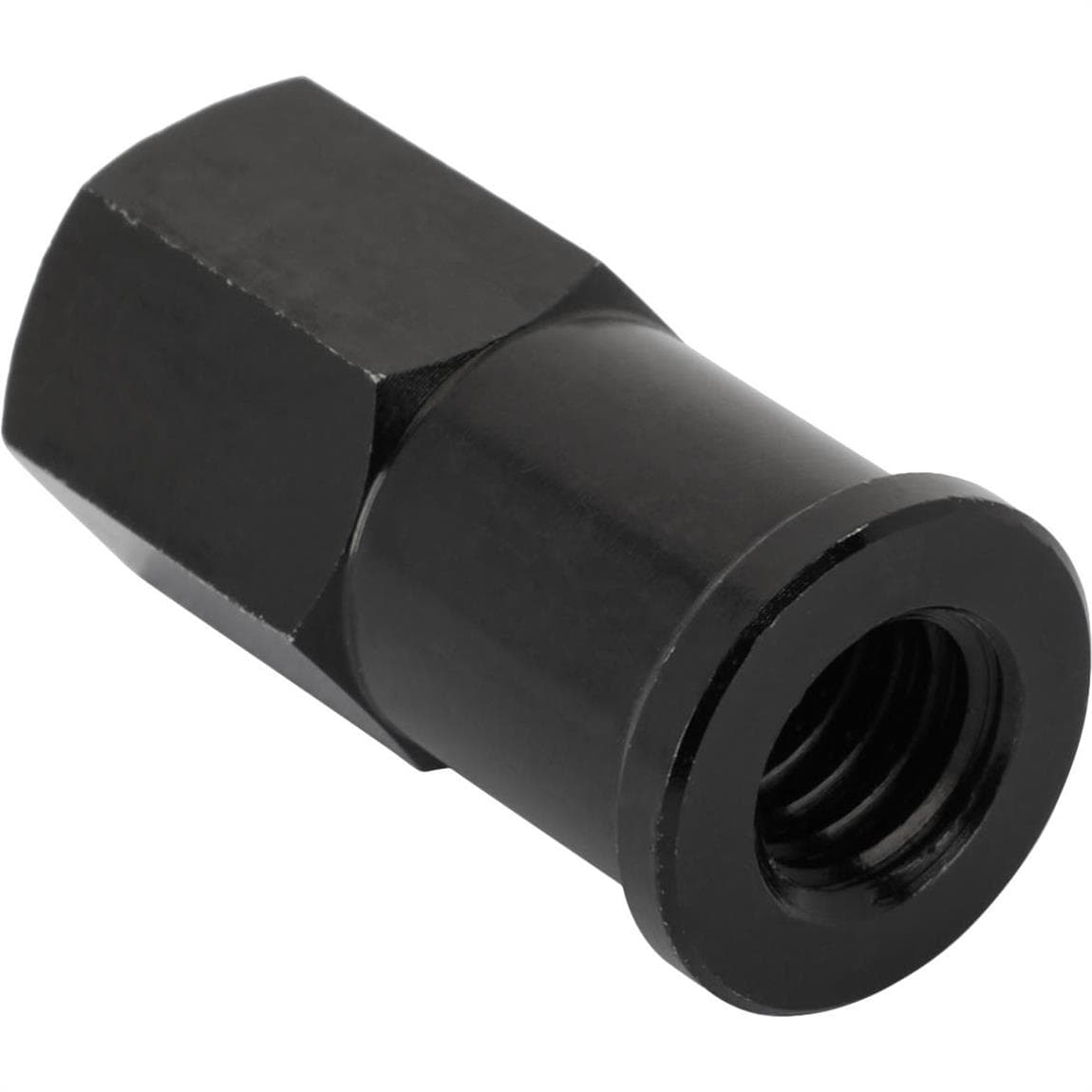 Black 3/8-16 Anodized Aluminum Quick Change Cover Nut