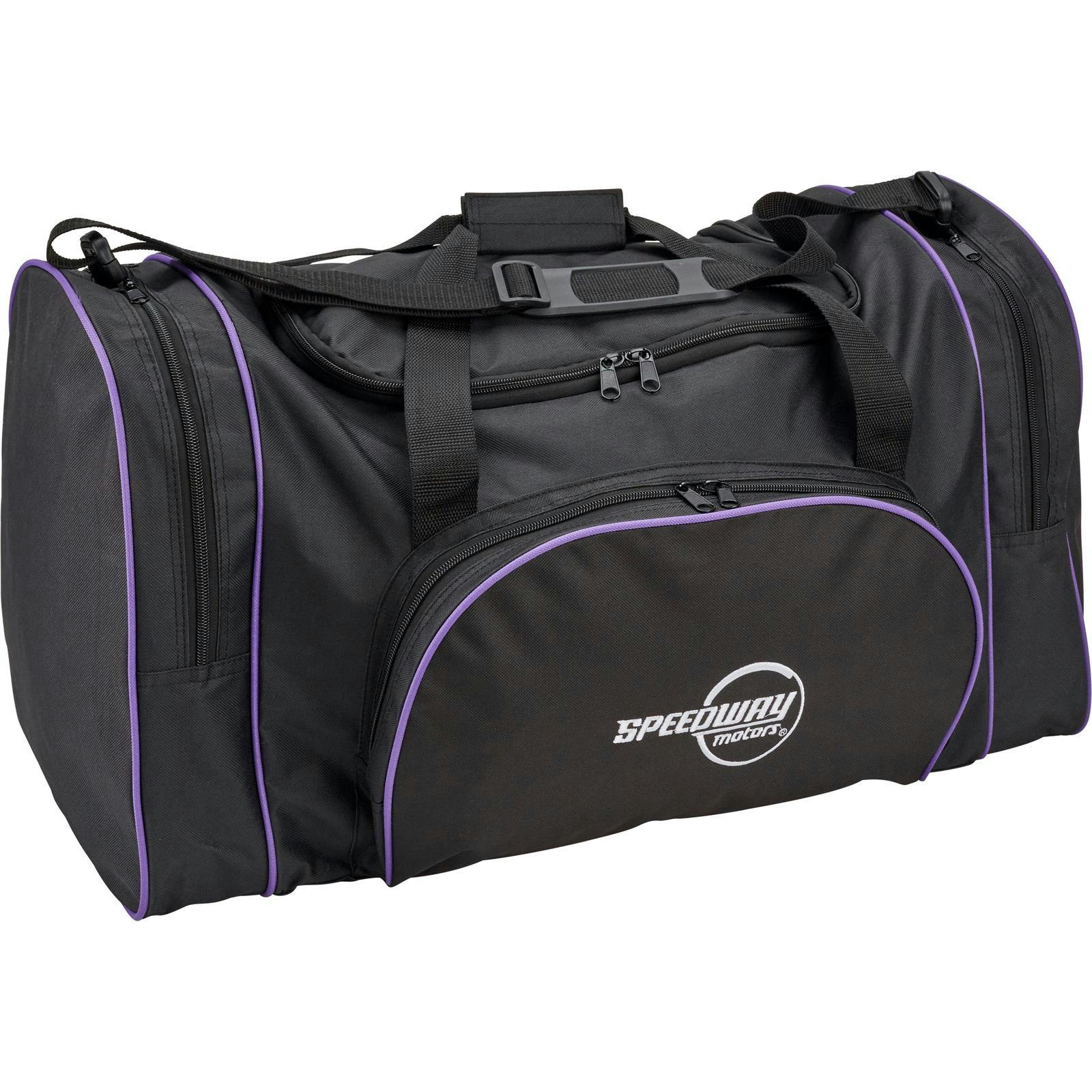 Speedway Motors Racing Gear Duffel Bag, 26 Inch, Black, Nylon