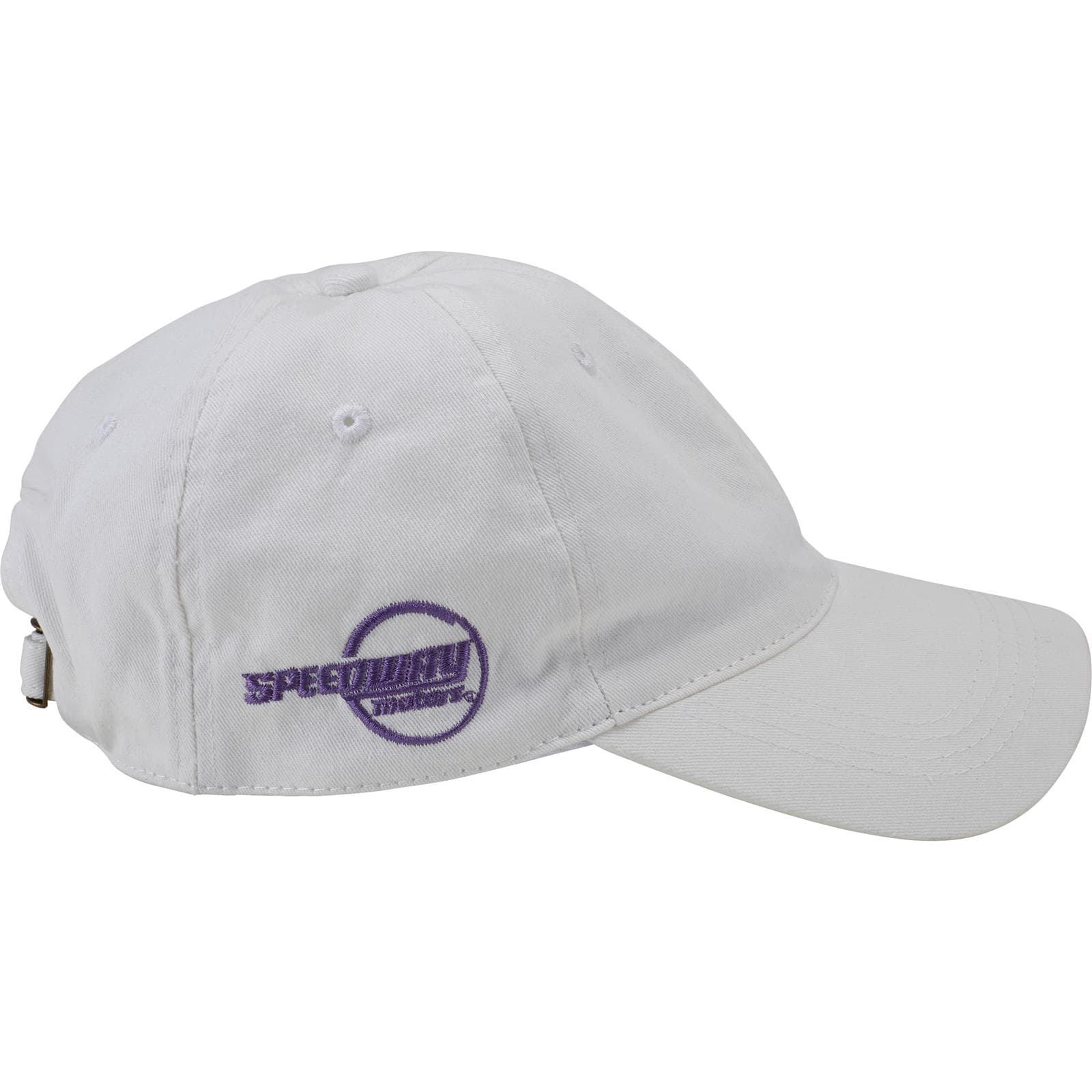 Speedway Motors Classic Embroidered Hat - White