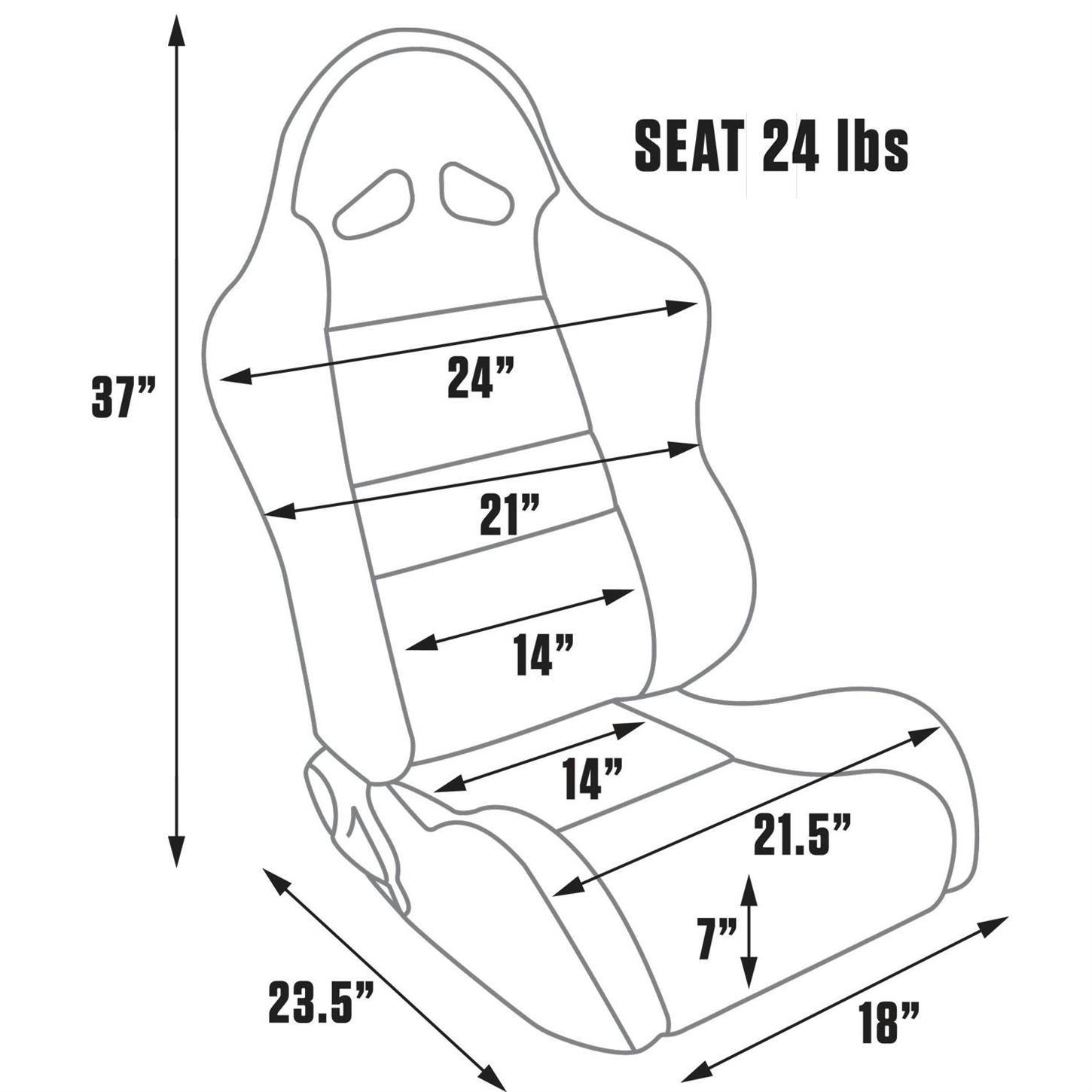 Procar Sportsman 1606 Seat, Passenger w/Frame, Slider & Mount
