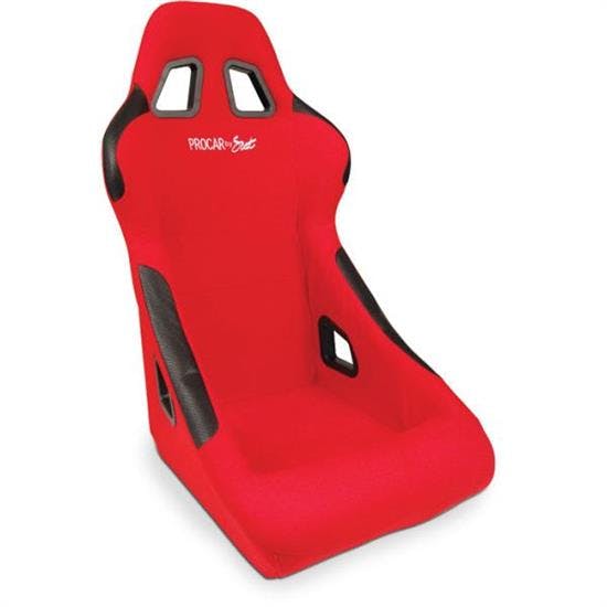 Procar 80-1790-64 Pro-sport Seat, Red, Velour