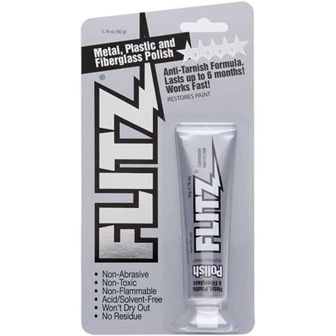 Flitz BP-03511 Metal Polish Paste - 1.76 oz Tube