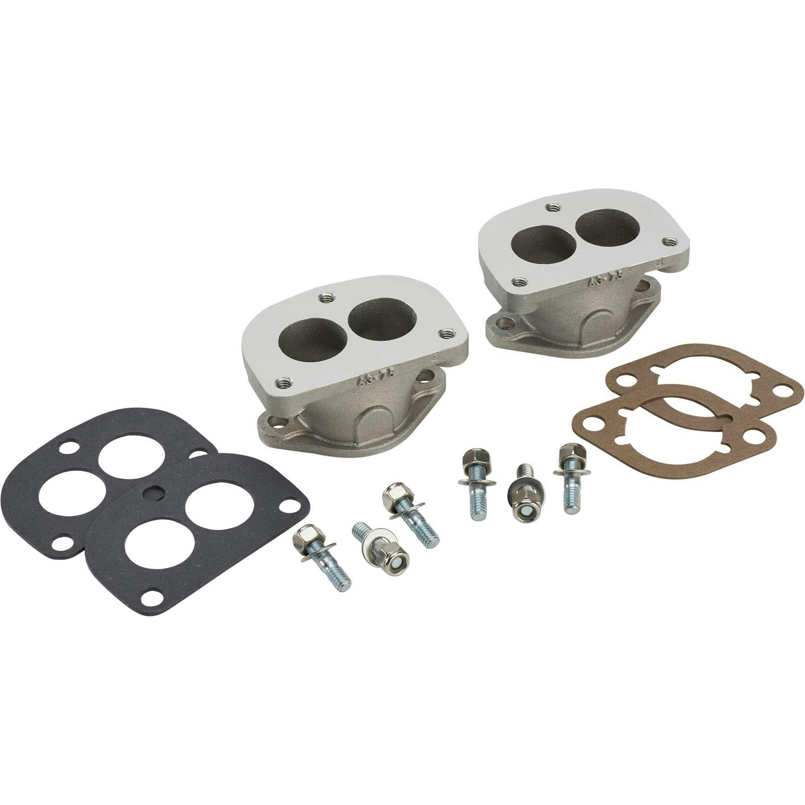GM '63-75 L6 2-Bolt to Stromberg 3-Bolt Two Carb Adapter Kit