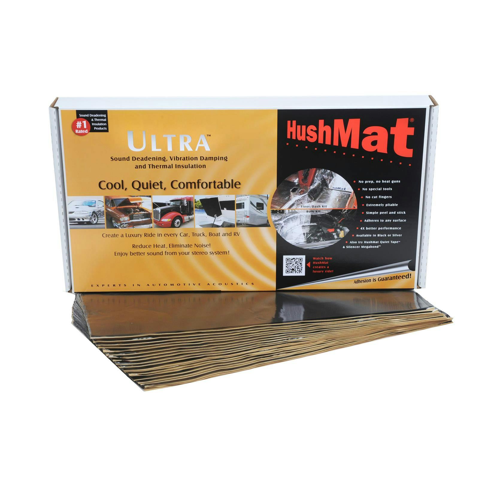 HushMat Ultra Floor/Dash Kit-Thermal & Sound Insulation
