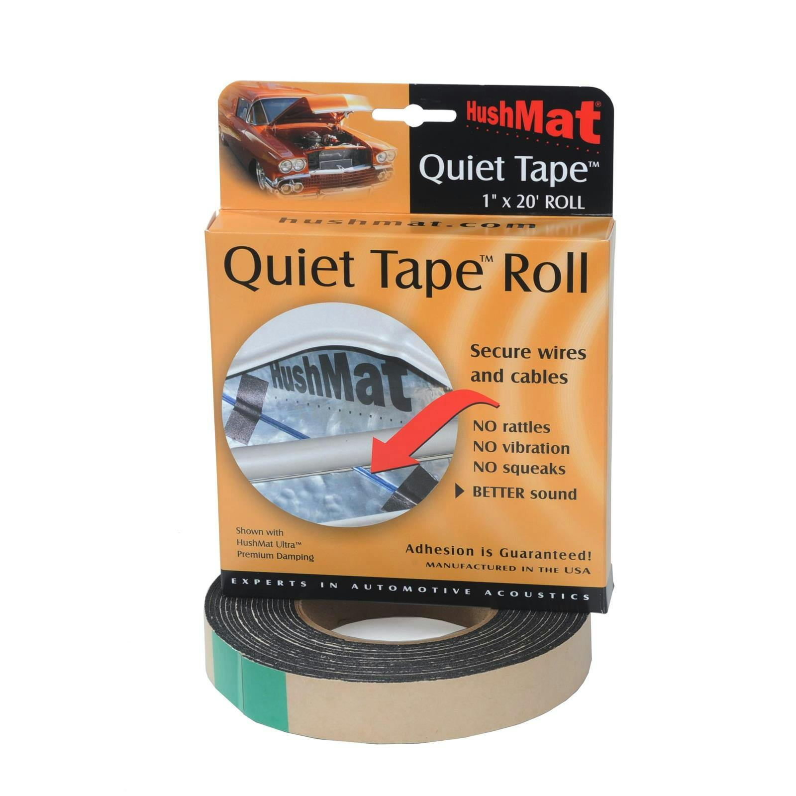 HushMat 30300 Quiet Tape, 1 Inch x 20 Ft. Roll