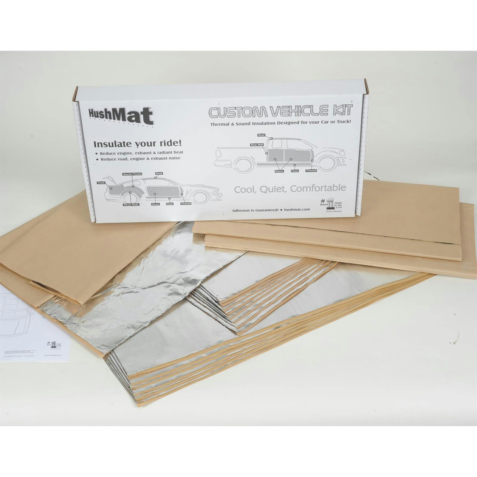 Hushmat 62170 1970-81 Firebird Complete Vehicle Insulation Kit
