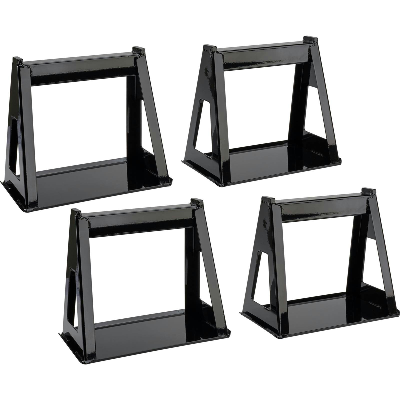 Speedway Fixed Height Steel Racing Jack Stands, Set of 4