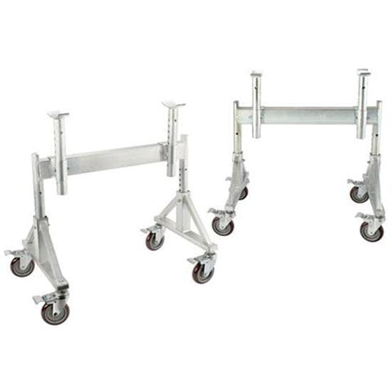 Sprint Car Aluminum Tru-Stands, Adjustable Height, Caster Wheels
