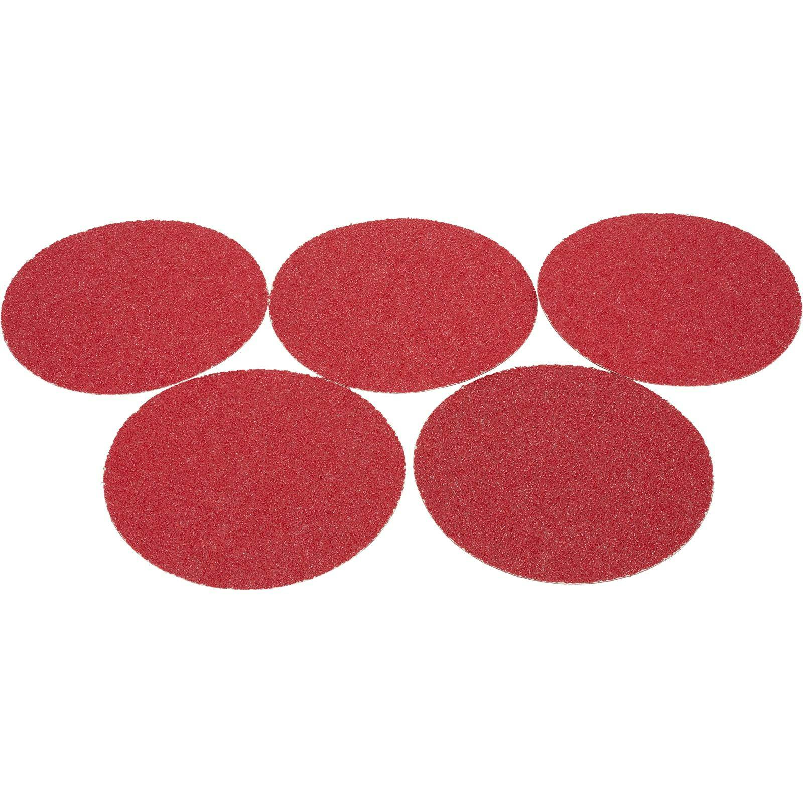 Speedway Motors Sanding Disc, 8 Inch, 24 Grit, Pack of 5