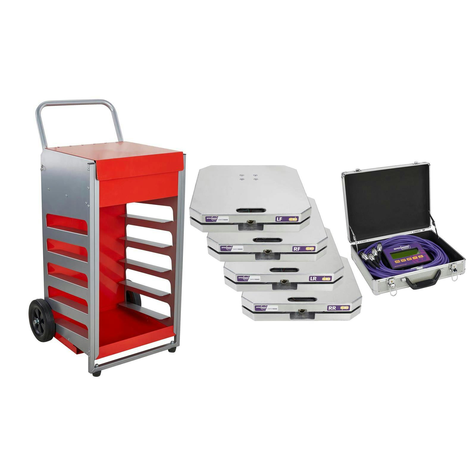 Speedway Electronic Racing Scales and Storage Cart