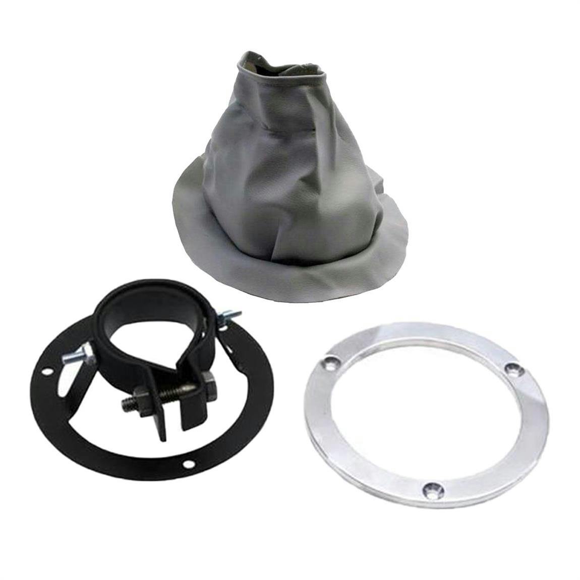 Adjustable Steering Column Floor Mount and Boot Kit, 2-1/4 Inch