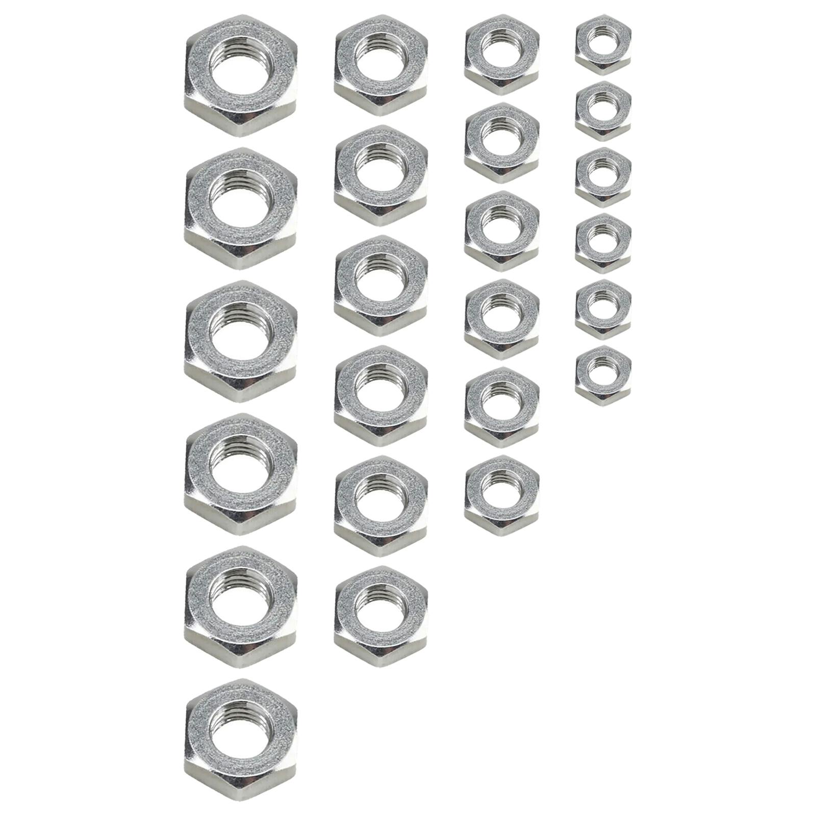 Speedway Aluminum Jam Nuts, Left-Hand Master Assortment