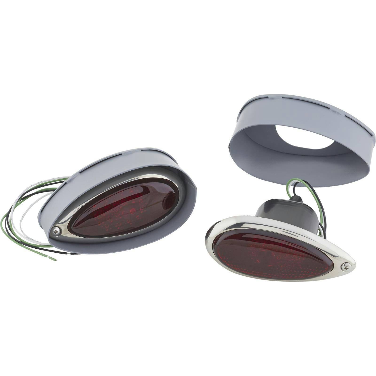 1938-1939 Ford LED Tail/Stop Light Kit with Frenching Buckets