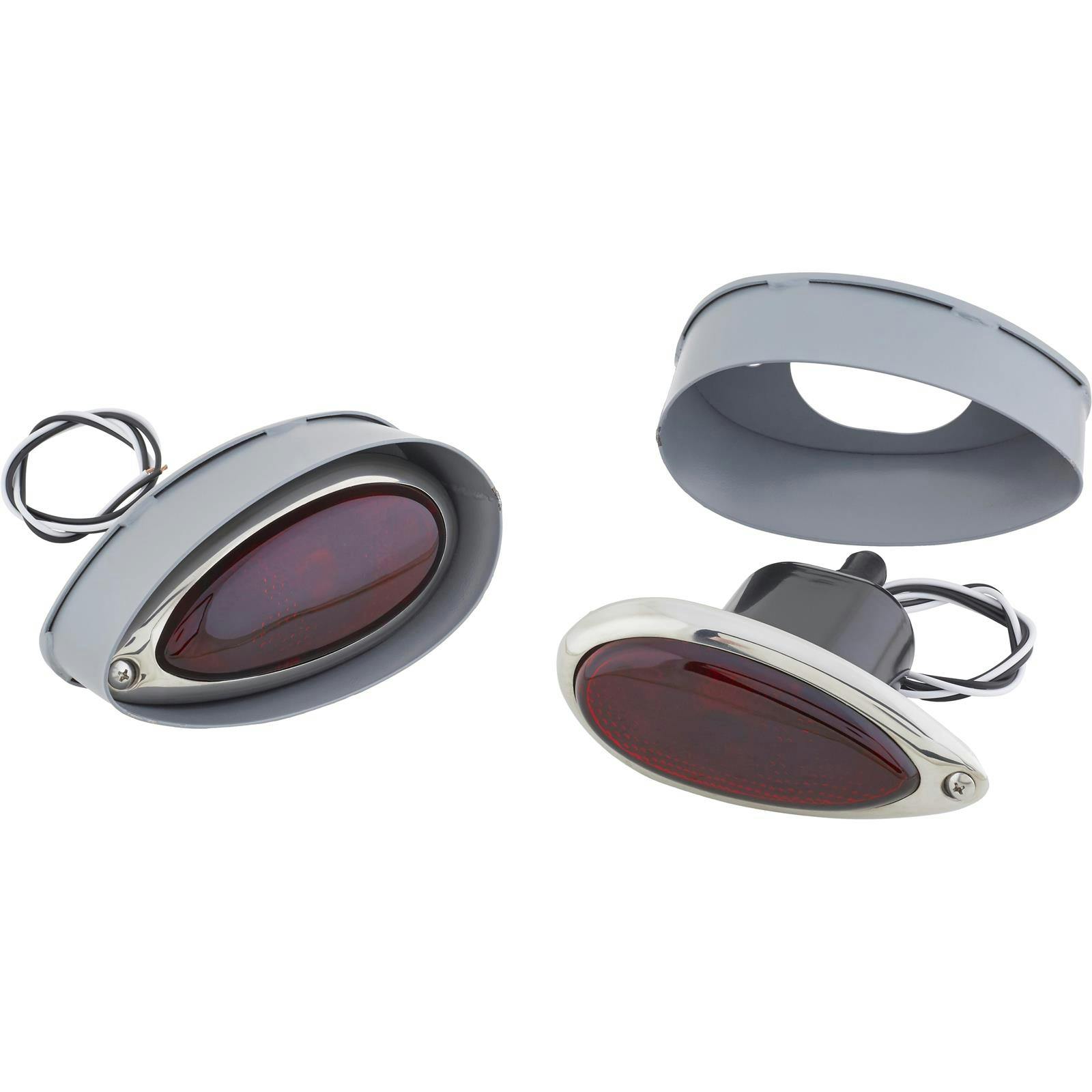 1938-1939 Ford Tail/Stop Light Kit with Frenching Buckets