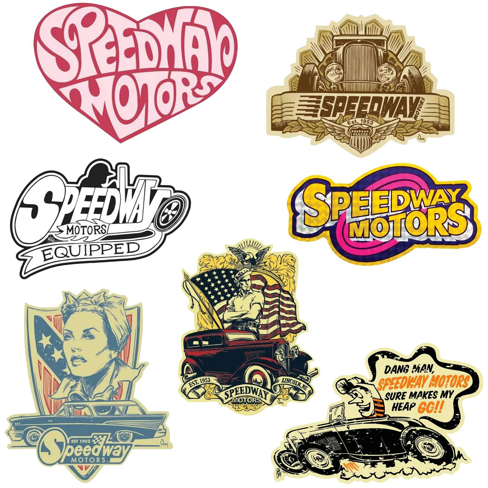 Speedway Motors Deluxe Decal Collector Set