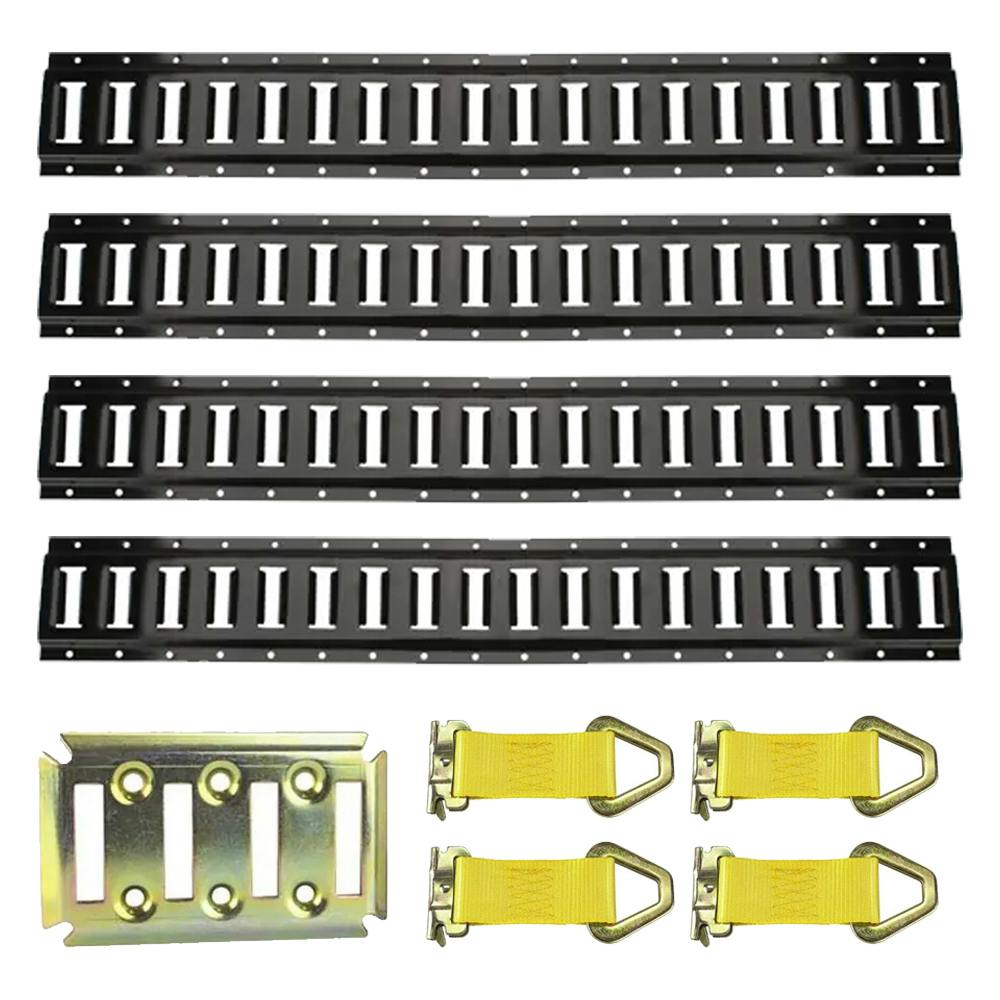 Speedway Trailer Tie Down Kit, Horizontal E-Track Rails