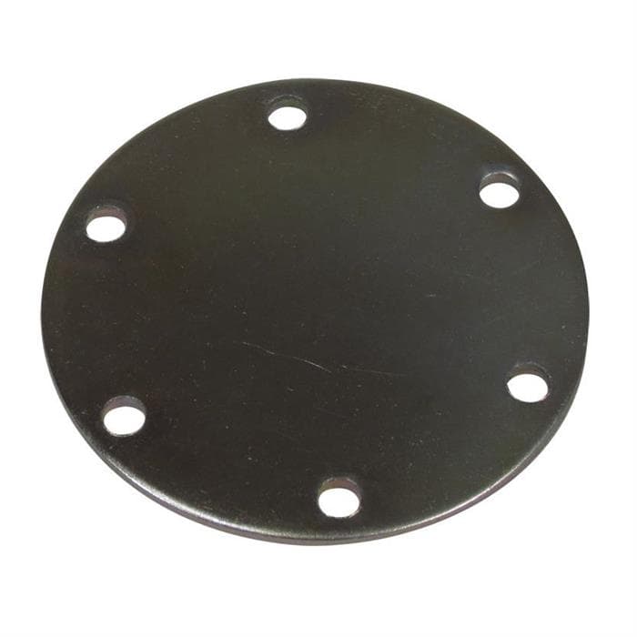 Tanks NBO 6 Hole Block Off Plate 3-1/4 Diameter, Mild Steel
