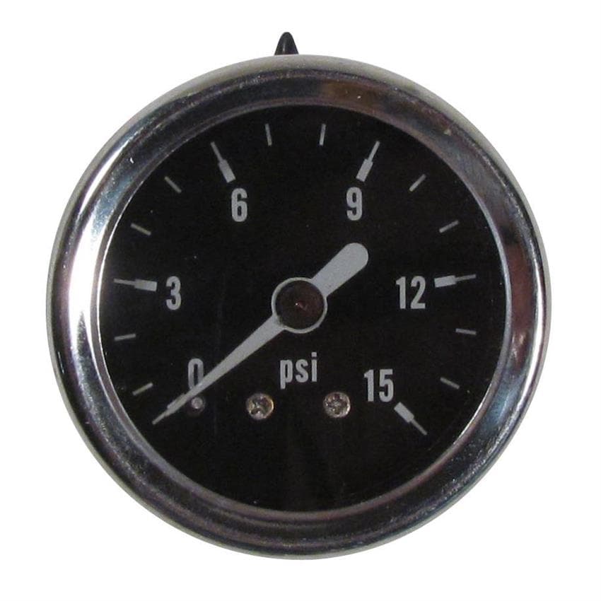 Tanks PG15 Fuel Pressure Gauge, 0-15 PSI