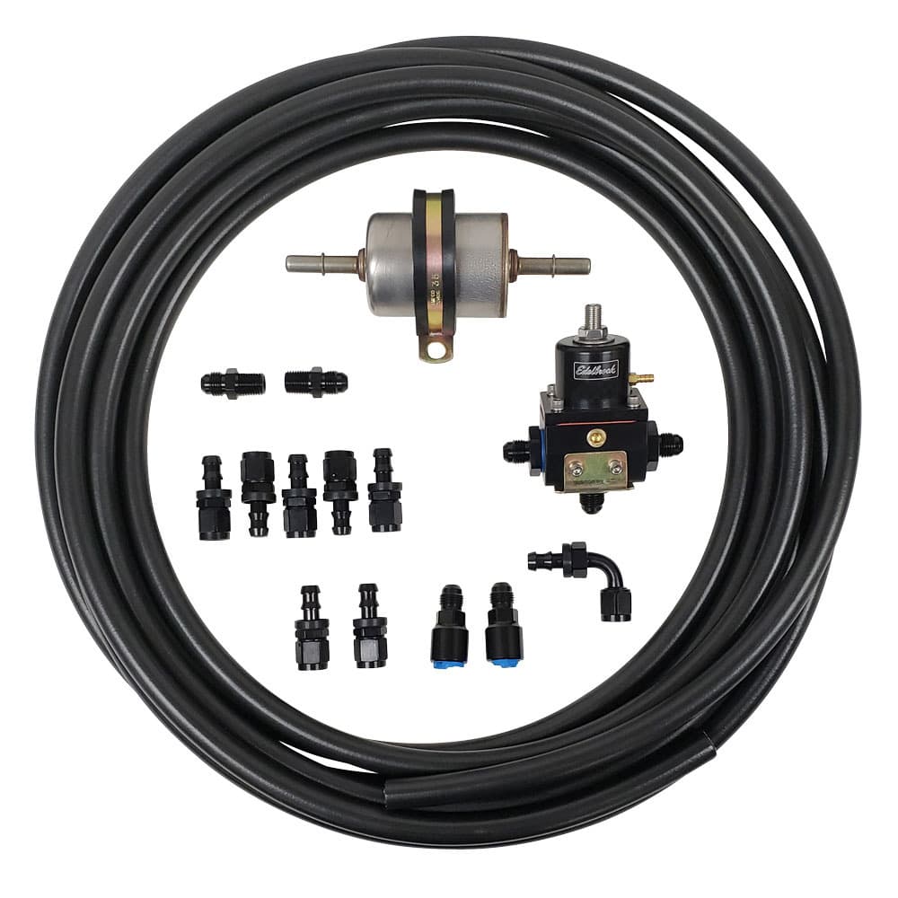 Tanks CARB-LINE-KIT Carbureted Fuel Line Kit W/ Bypass Regulator