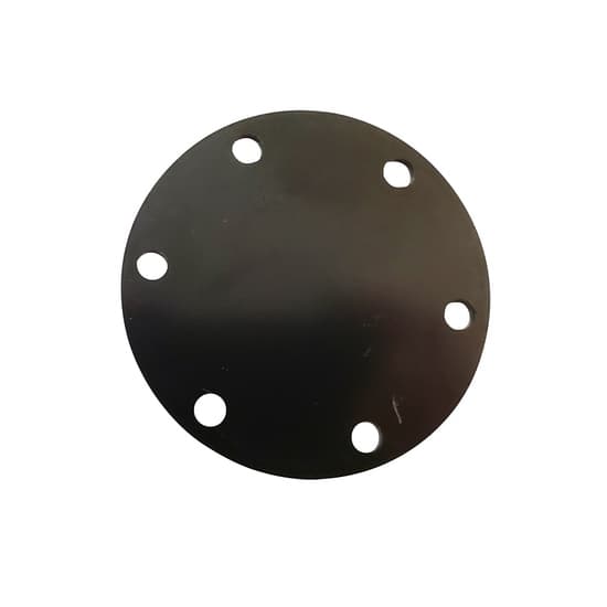 Tanks NBO-S 6 Hole Block Off Plate 3-1/4 Inch w/ Lip, Mild Steel