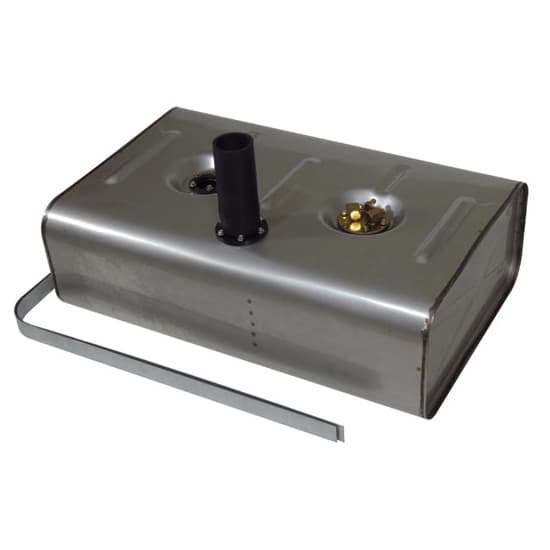 Tanks UTSS-2H Stainless Steel Fuel Tank, 2"" OD Neck & 6"" Hose