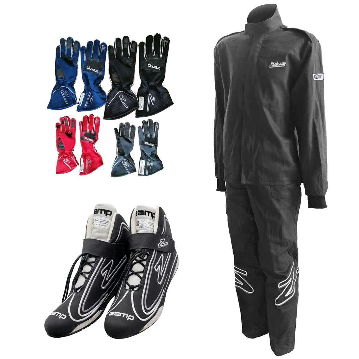 Zamp ZR-10 Single-Layer Two-Piece Racing Suit Combo