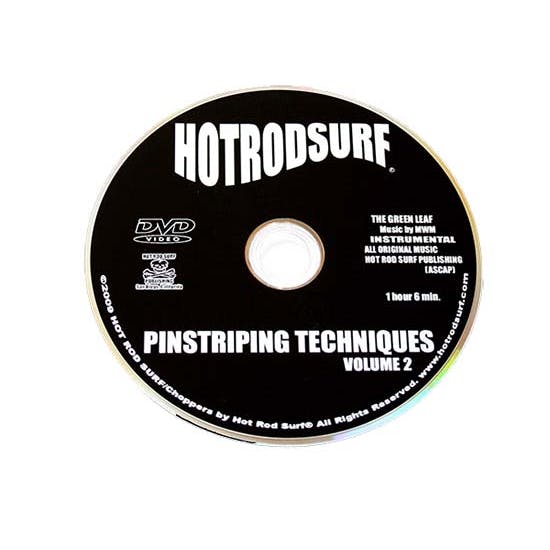 DVD- Hot Rod Surf Pinstriping Techniques Volume 2