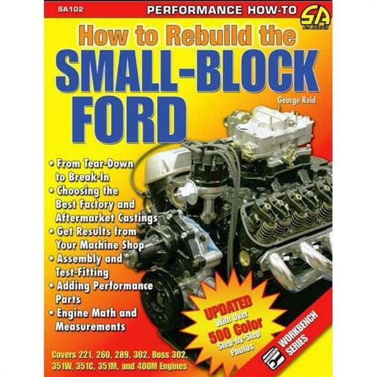 CarTech SA102 How to Rebuild the Small Block Ford, Book