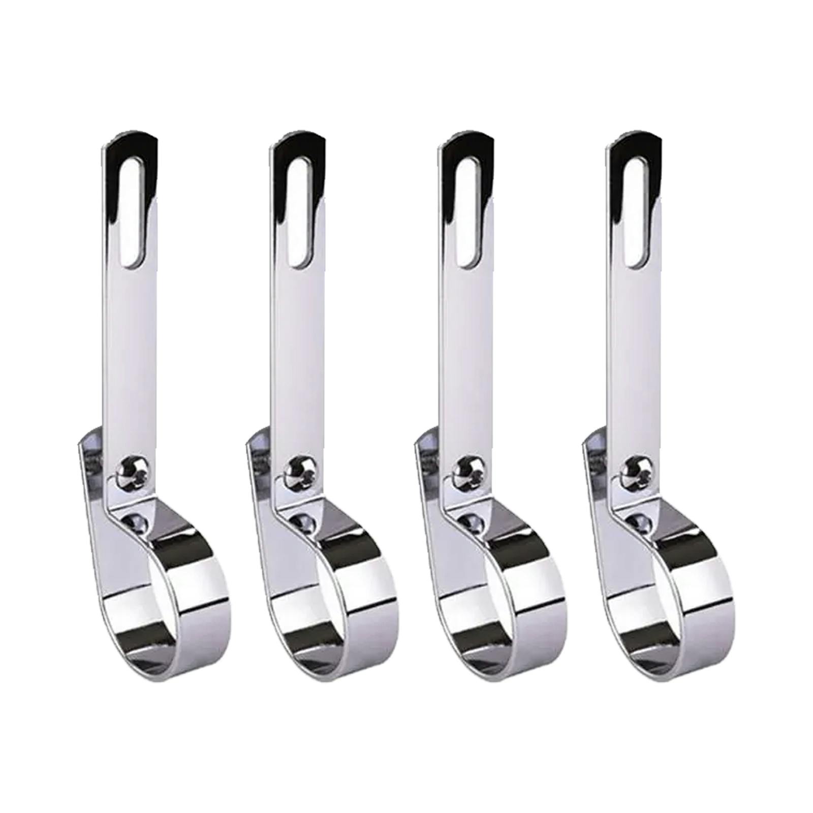 Lake Pipe Mounting Brackets, Stainless Steel, Set of 4