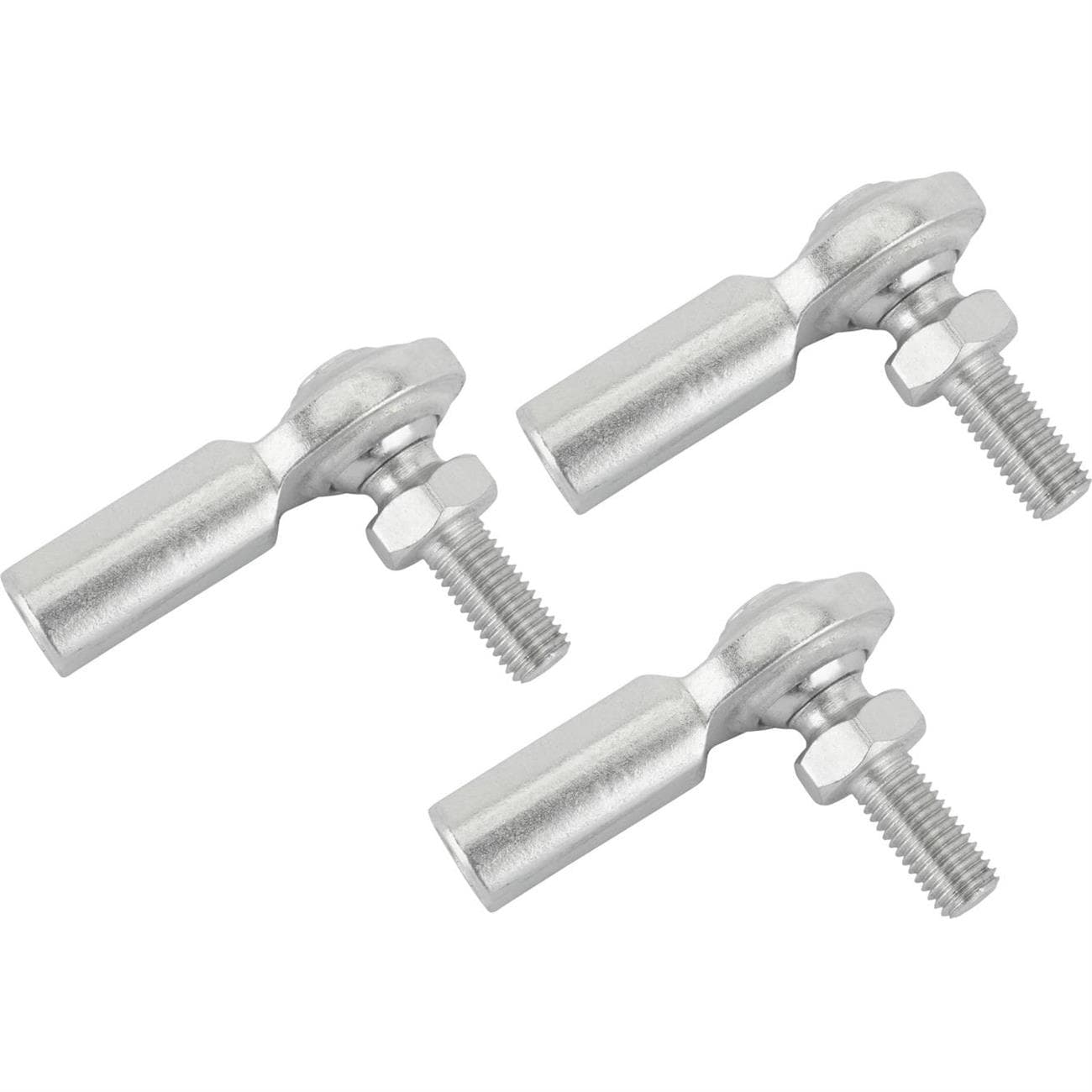 Steel 1/4 Inch RH Female Heim Joint Rod Ends with Stud, 3 Pack