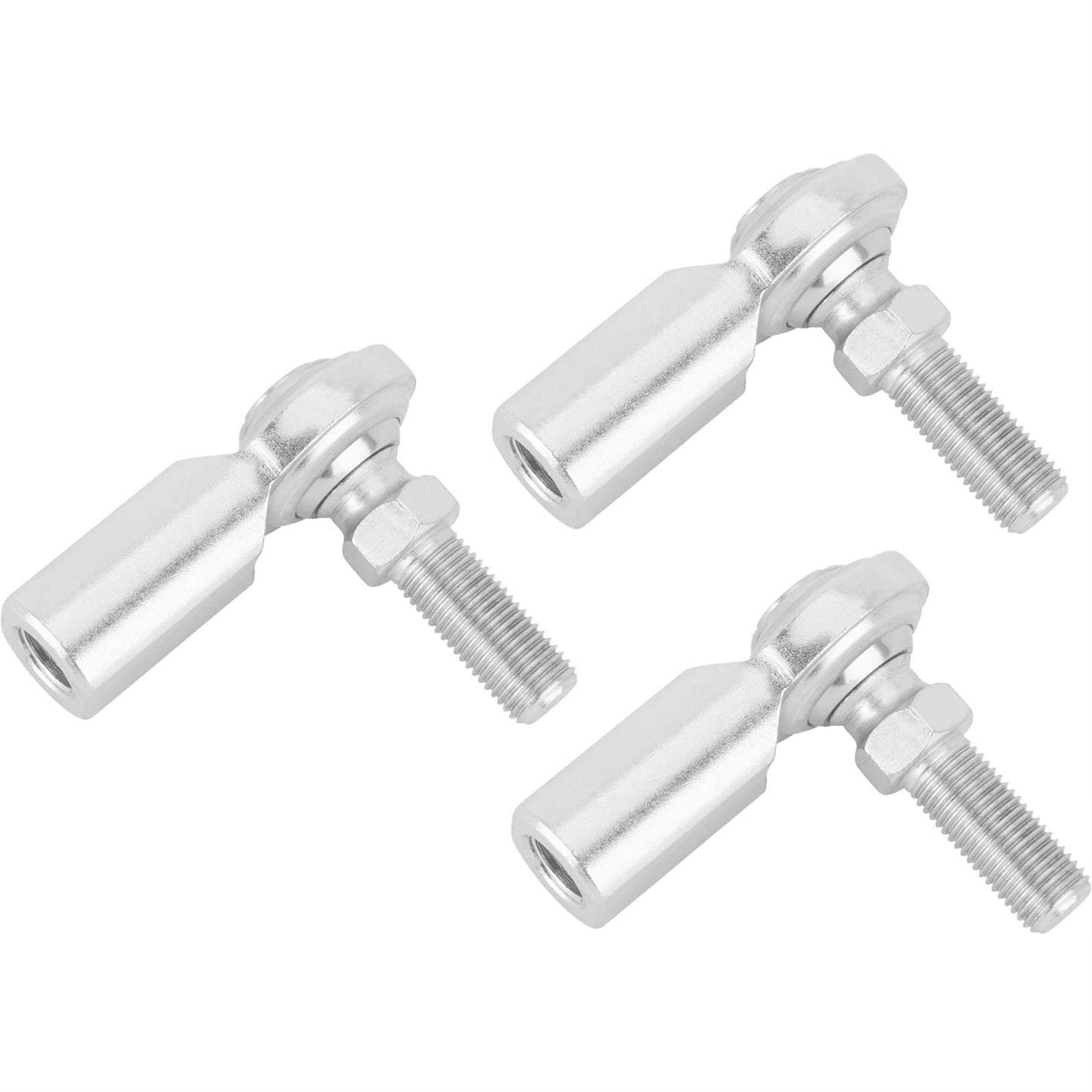 Steel 3/8" RH Female Heim Joint Rod Ends with Stud, 3 Pack
