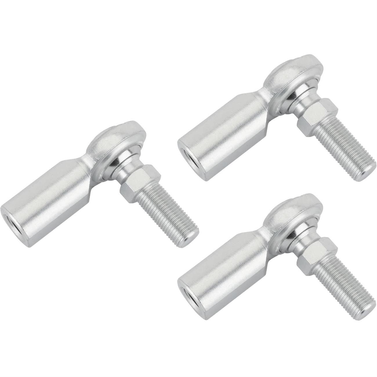 Steel 1/2" RH Female Heim Joint Rod Ends with Stud, 3 Pack
