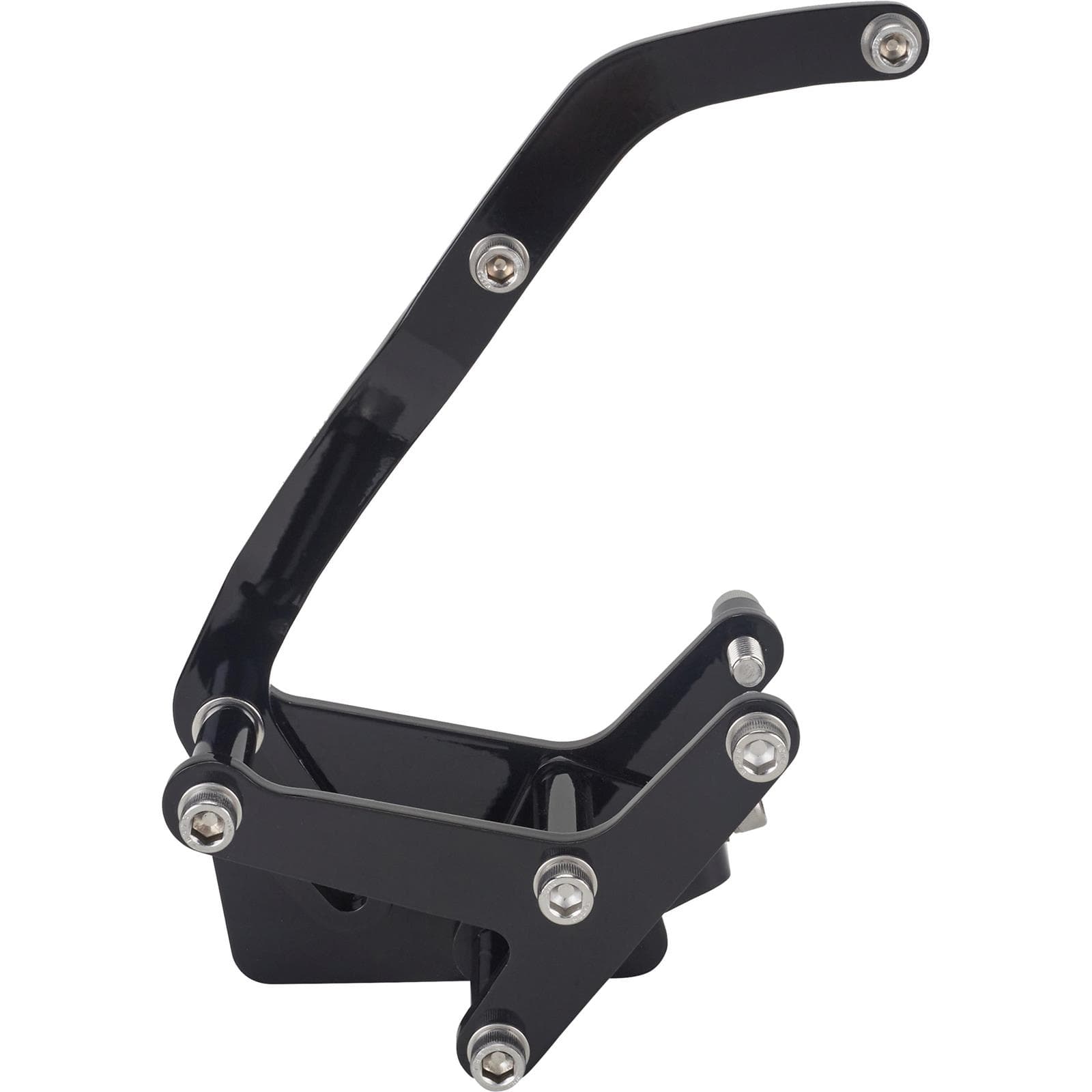 Bills Hot Rod Co. SBC P/S, Alternator, and A/C Brackets, Black