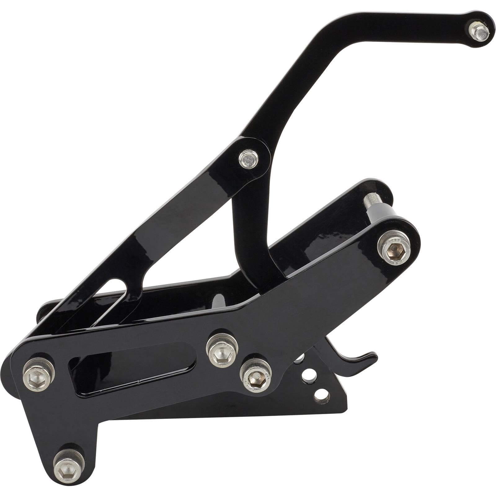 Bills Hot Rod Co. SBC P/S and Alt. Brackets, Side, Long, Black
