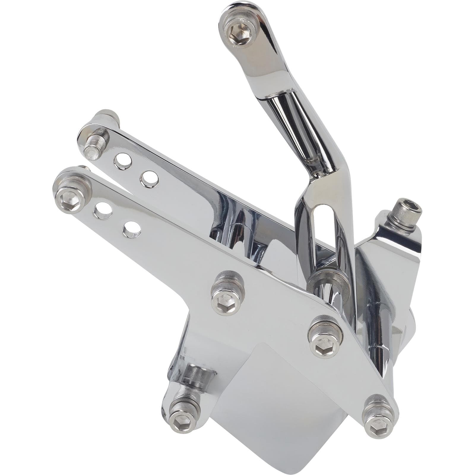 Bills Hot Rod Co. SBC Wide Set A/C, P/S, and Alt Brackets, Chrome