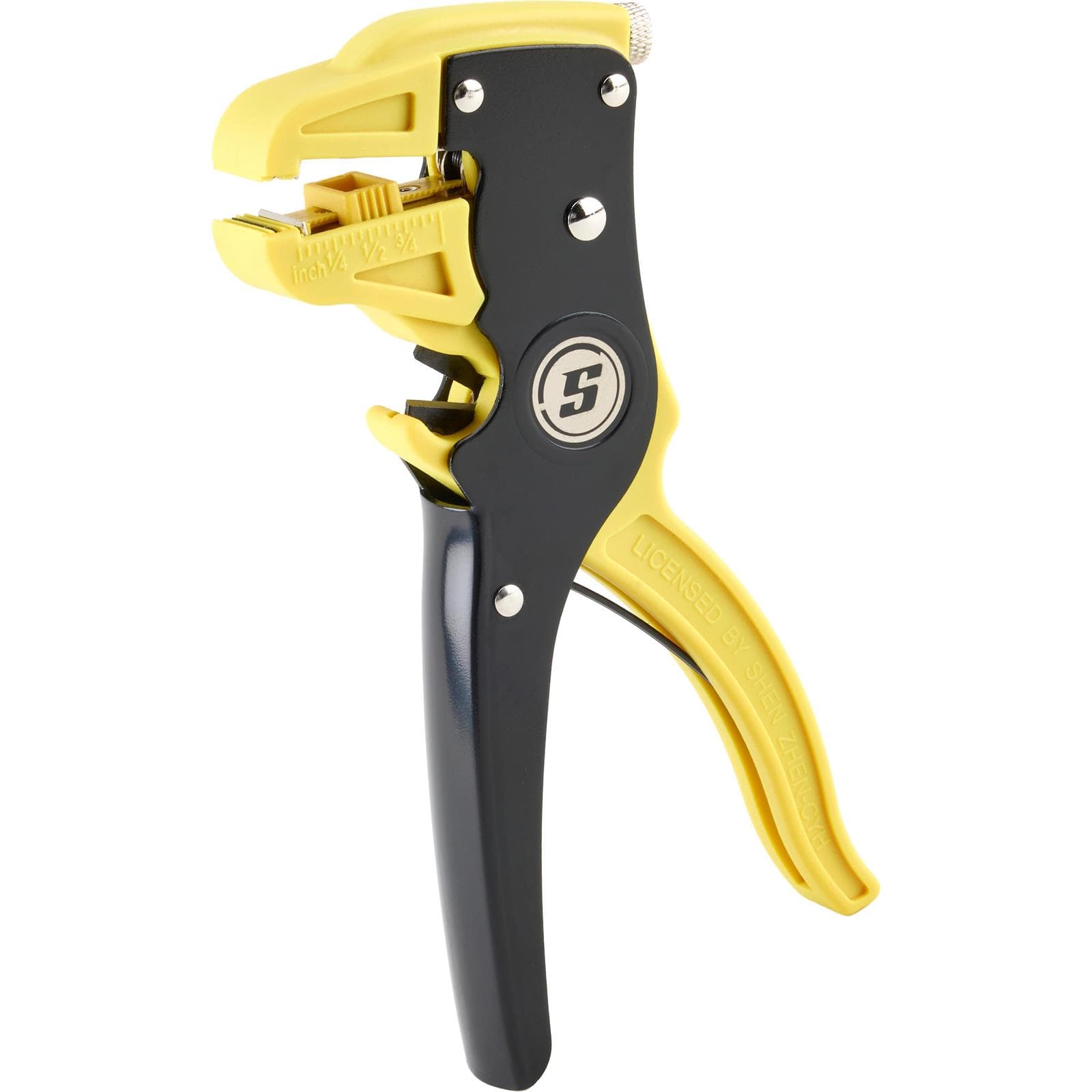 Pistol Grip Self-Adjusting Wire Stripper and Cutter
