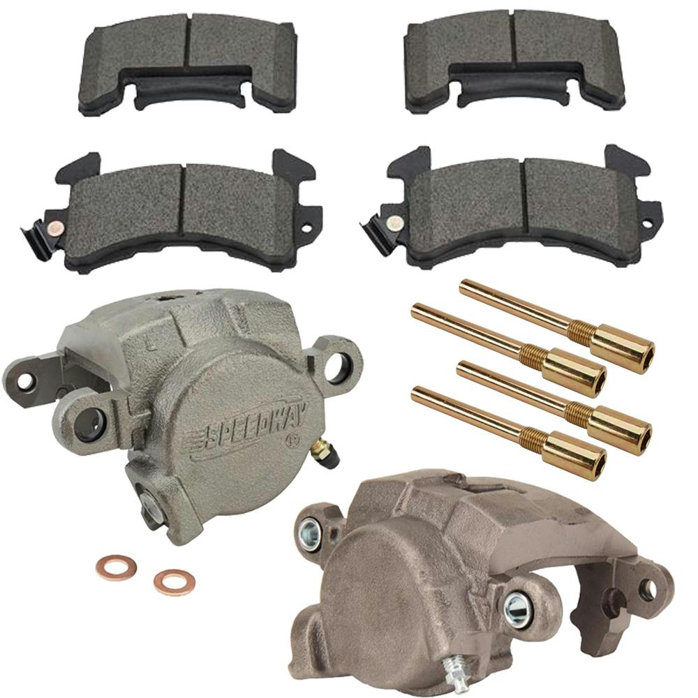 78-88 GM Metric Loaded Brake Caliper Kit w/D154 Street Brake Pads