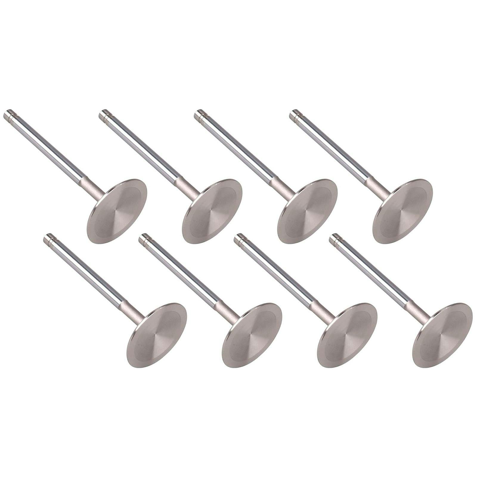 Super Duty Steel Intake Valves, 2.055 Inch, Std. Length, Set of 8