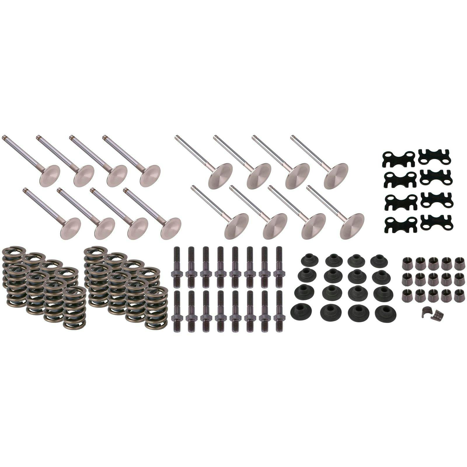 SD-SS Cylinder Head Valve Kit, 2.02/1.60, OEM Locks, 1.25, Guides