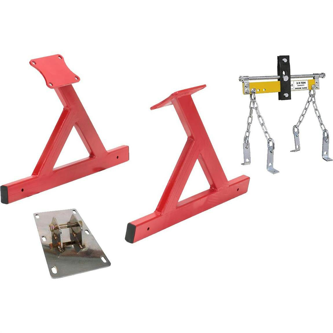 Speedway GM LS V8 Engine Storage Stand with Lift Plate, Leveler