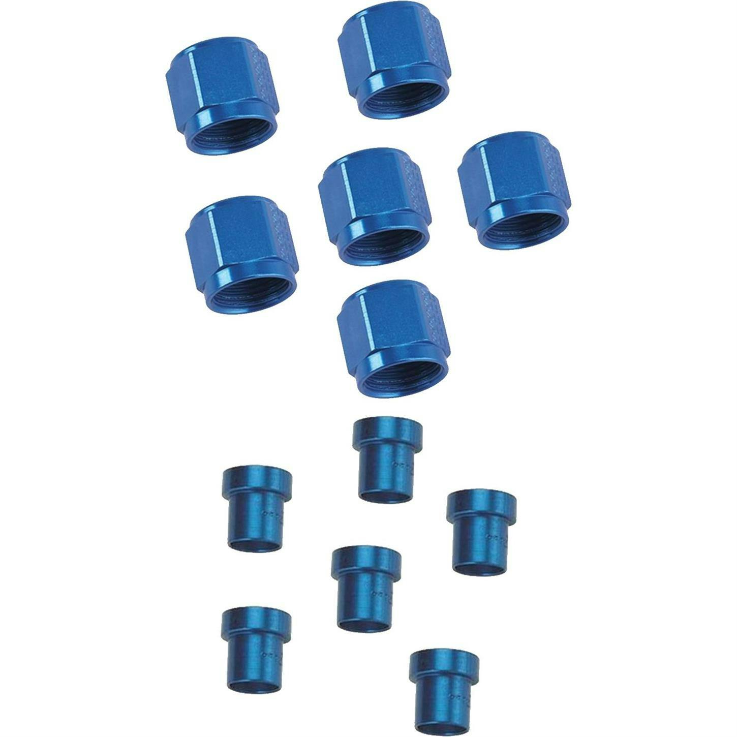 Aluminum Tube Nut Sleeve and Coupler Kit, AN3 3/16 Inch