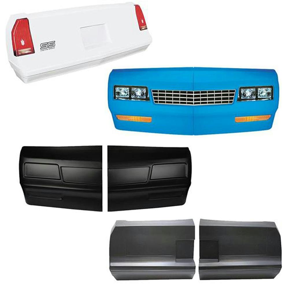 Monte Carlo SS Stock Car Nose and Rear Bumper Cover Kit w/ Decals