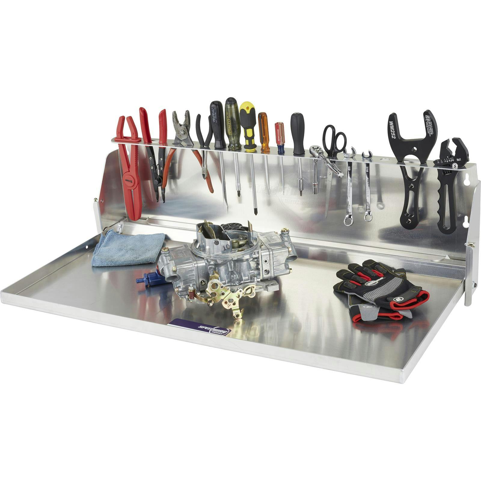 Aluminum Folding Work Table, 35 X 18 Inches