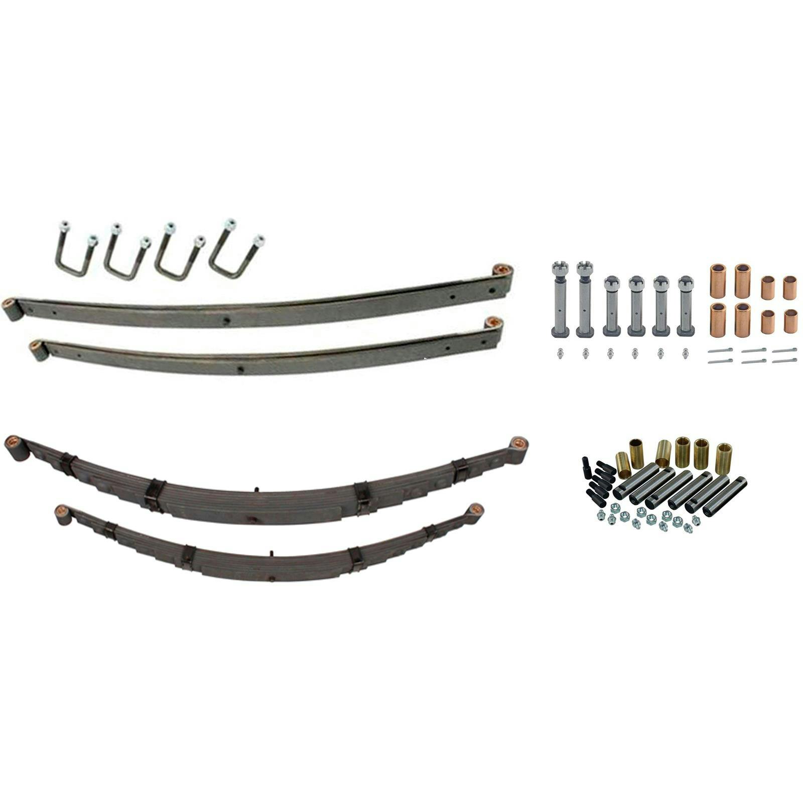 1948-52 Ford Pickup Front/Rear Dropped Springs and Shackle Kit