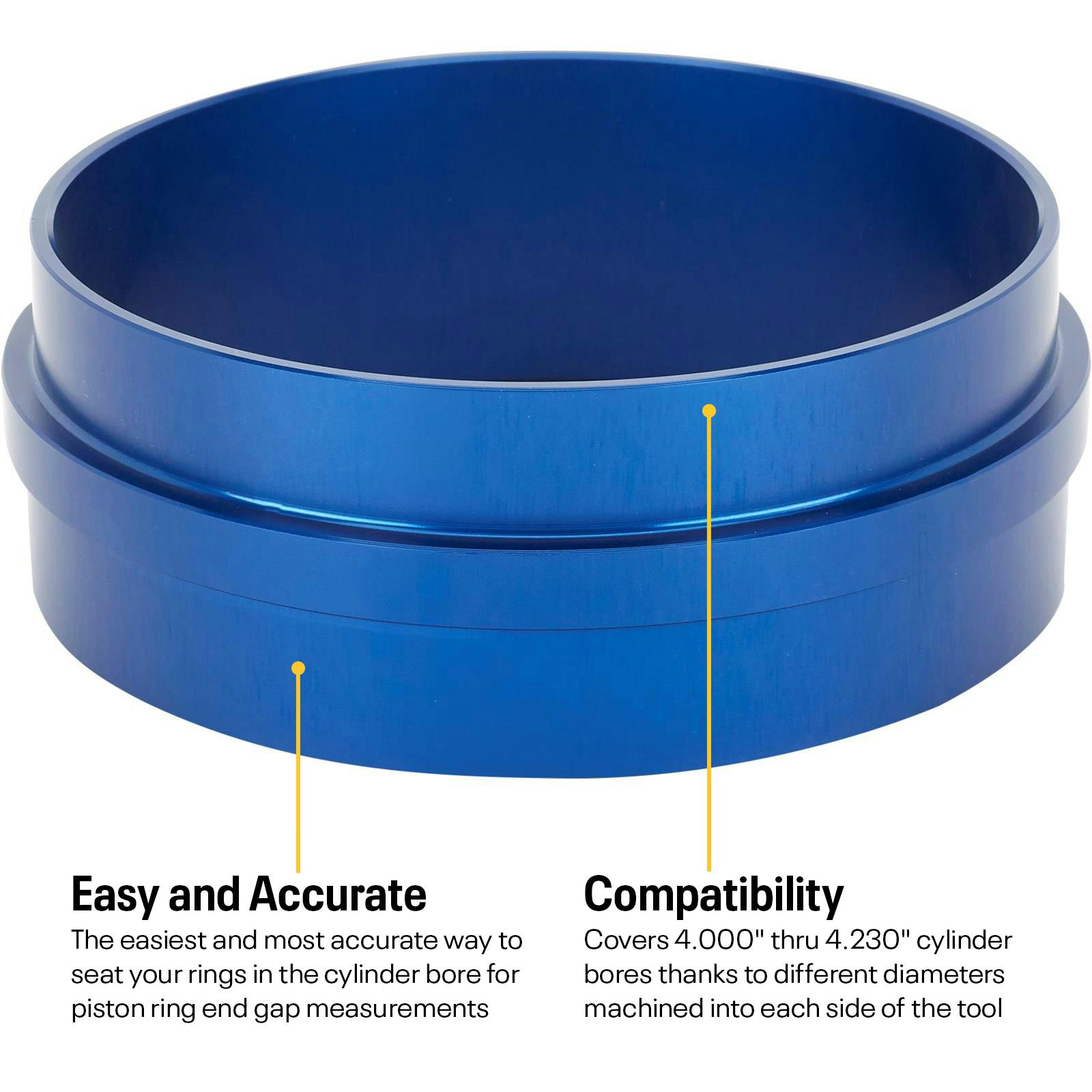 Piston Ring Squaring Tool, 4.000 to 4.230 Bores