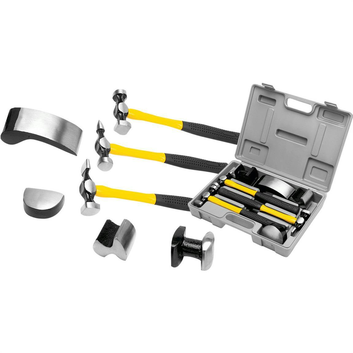 Performance Tool M7007 Body Hammer & Dolly Set, 7 Piece