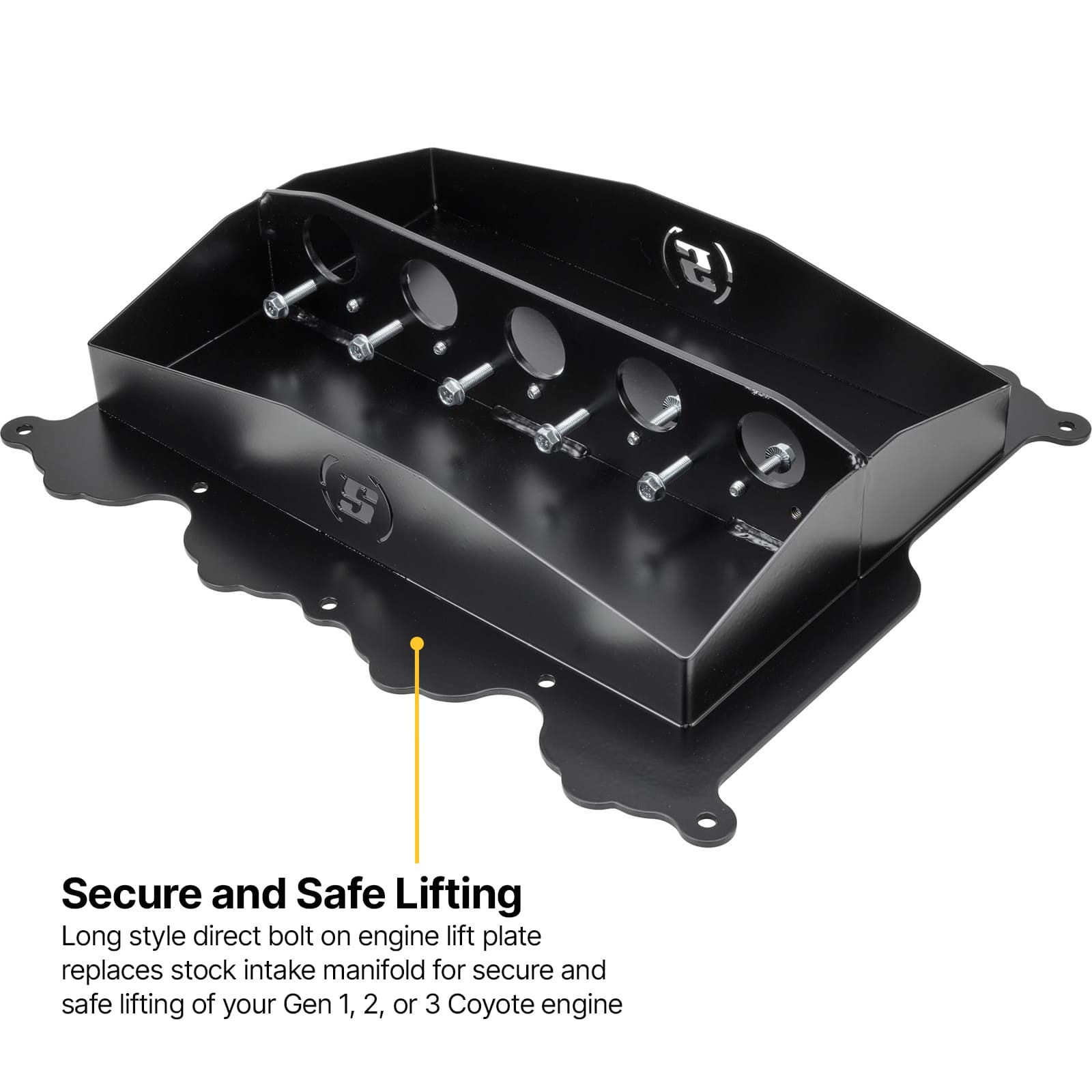 BlockDock™ Ford Coyote 5.0 Engine Valley Cover Lift Plate