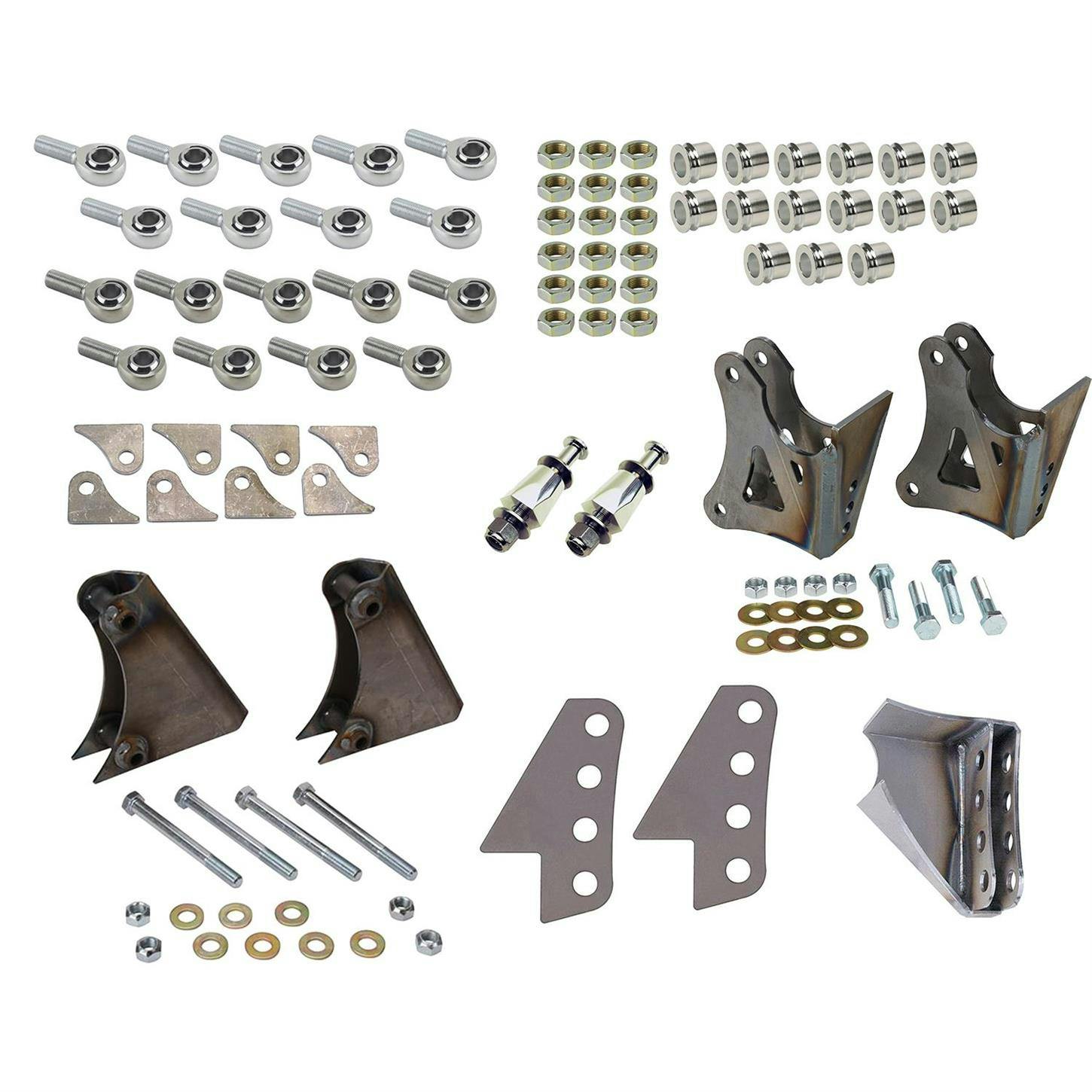 Universal Parallel 4-Bar Rear Suspension Bracket Fabricator Kit