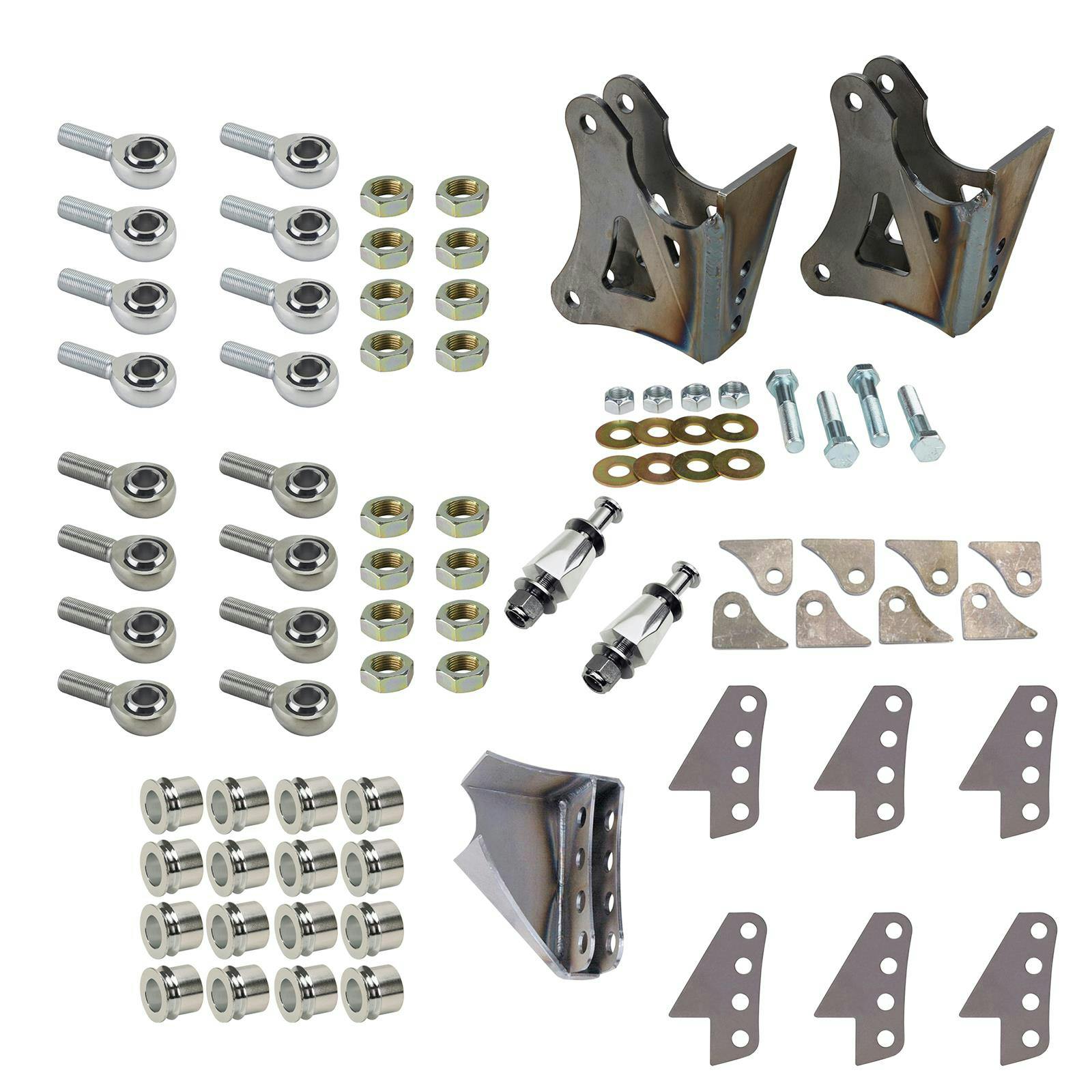 Universal Ladder Bar Rear Suspension Bracket Fabricator Kit